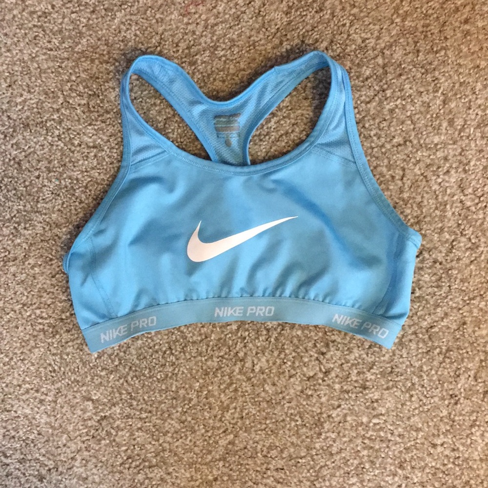 Baby Blue Nike Sports Bra Kids XL / Adult Small